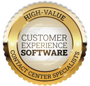 High-Value Customer Experience Software Badge