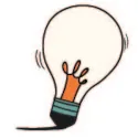 icon of a lightbulb