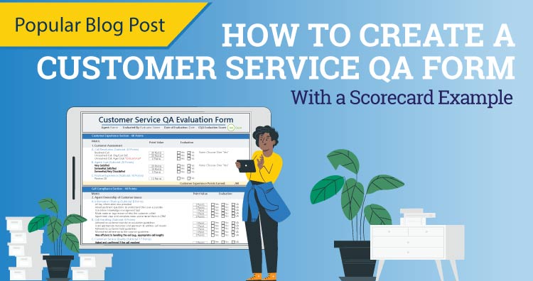 how to create a customer service QA form blog thumbnail