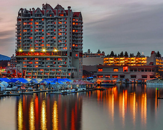 Coeur d'Alene Resort at Night