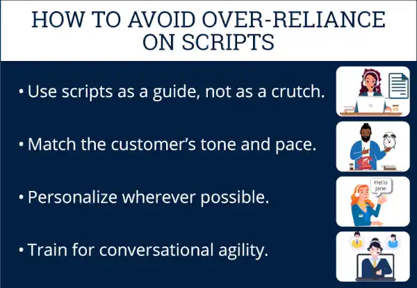 How to avoid over-reliance on scripts