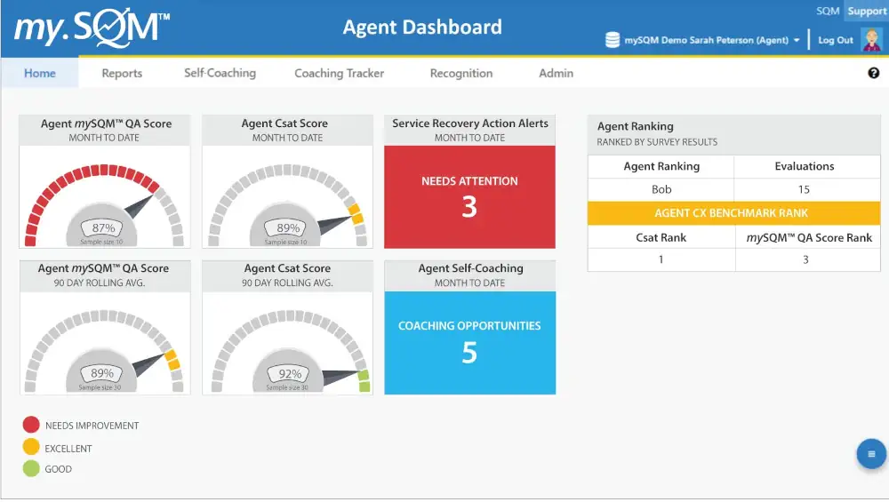 Agent Dashboard