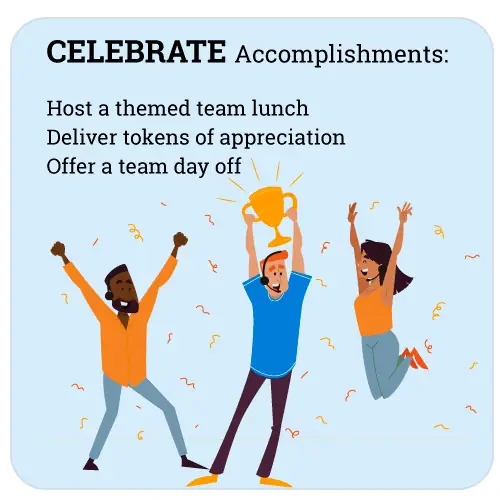 celebrate accomplishments infographic