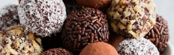 chocolate truffle making