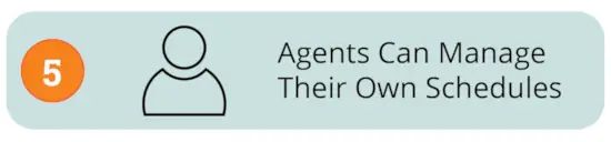 Agents Can Manage Their Own Schedules