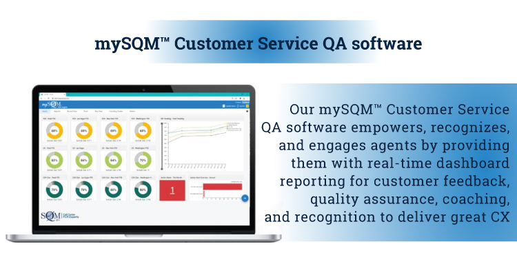 infographic for mySQM customer service QA software