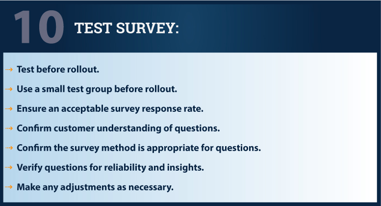 test survey infographic
